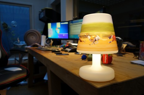 Lampe Edison The Petit avec un abat-jour personnalisable